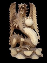 Dragon sculpté